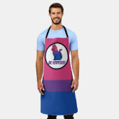 Tablier Bisexual Pride Chat - Soyez vous-même (Porté)