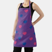 Tablier Bisexuel Pride Coeurs Apron (Insitu)