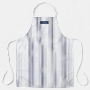 Tablier Bistrot Bistro Stripe de la Marine Blue Railroad