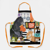 Tablier BITCHEN KITCHEN cute dog cooking grooming garden (Recto)