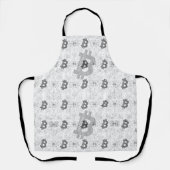 Tablier Bitcoin Digital Cryptomonnaie Money Design (Recto)