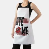 Tablier Bite me - Citation Cool - Halloween - Bat (Insitu)