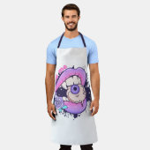 Tablier Bite Me Rose Halloween Lièvres (Porté)