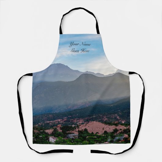 Tablier Bizarre Pikes Peak Sunset Apron (Recto)