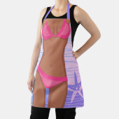 Tablier Bizarre Tan rose Bikini GIrl (Insitu)