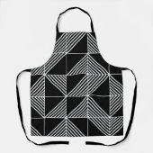 Tablier Black Art Deco Lines (Recto)
