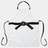 Tablier Black Belt, arts martiaux (Recto)