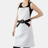 Tablier Black Belt, arts martiaux (Insitu)