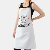 Tablier Black Blanc Moderne Meilleur Papa Dans L'Apron Gal (Insitu)