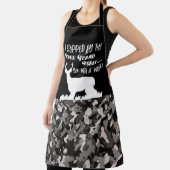 Tablier Black Camo Deer Chasse Drôle Citation Buck (Insitu)