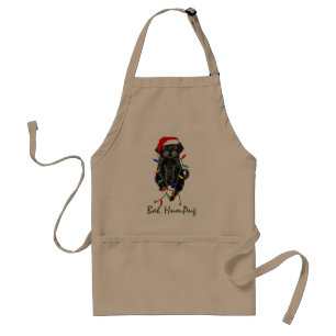 Tablier Black Carlin Chien Bah Humpug Funny Noël
