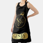 Tablier Black & Gold Barber Shop (Insitu)