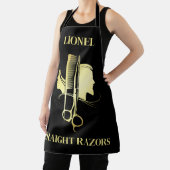 Tablier Black & Gold Barber Shop (Insitu)