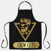 Tablier Black & Gold Barber Shop (Recto)