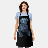 Tablier Black Lab Aprons Anglais Labrador Retriever Aprons (Porté)