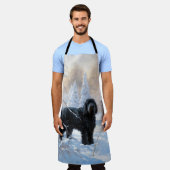 Tablier Black Russian Terrier Laisser neiger Noël (Porté)