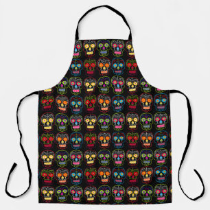 Tablier Black Sugar Skulls