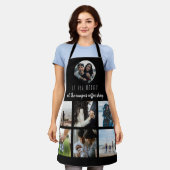 Tablier Black Where it All Began Anniversaire Photo Collag (Porté)