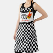 Tablier Black White Auto Voiture Course À damiers drapeaux (Insitu)