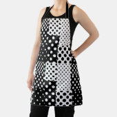 Tablier Black White Fashion Polka Dots Style Design (Insitu)