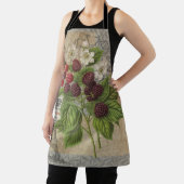 Tablier Blackberries Floral Garden Flower Papillon Art (Insitu)