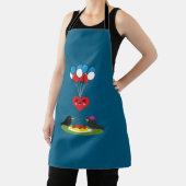 Tablier Blackbird's Spaghetti Meatballs Valentine's Date (Insitu)