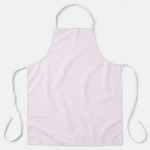 Tablier Blanc cassé pastel légèrement rosé couleur unie