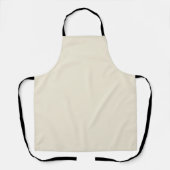 Tablier Blanc cassé uni (Recto)