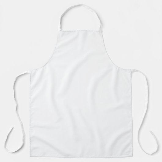 Tablier Blanc Classique Uni Et Simple Couleur Unie (Recto)