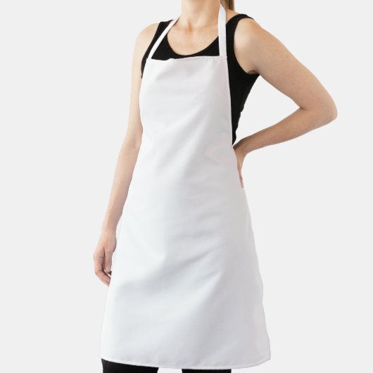 Tablier Blanc Uni Simple Jane (Insitu)