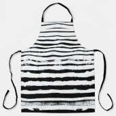 Tablier Blancs noirs simples (Recto)