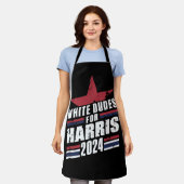 Tablier Blancs pour Kamala Harris 2024 (Porté)