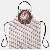 Tablier Blason au Coq & Raisins (Recto)