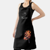 Tablier "Blazing Gourmet" Apron du chef personnalisé 🔥 (Insitu)