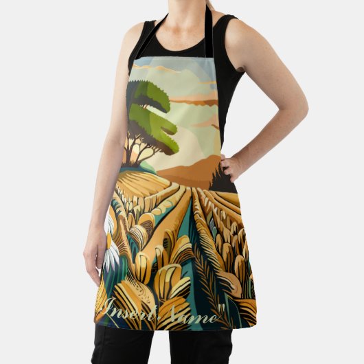 Tablier Blé à la broche (Insitu)