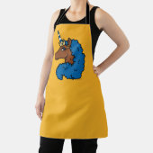 Tablier Bleu Afro Unicorn (Insitu)