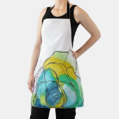 Tablier Bleu aquarelle (Insitu)