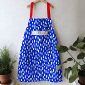 Tablier Bleu clair tablette