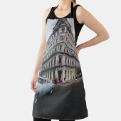 Tablier Bleu Classic Vintage Car Cityscape (Insitu)