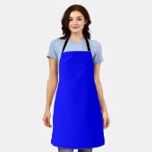 Tablier Bleu (couleur unie) (Porté)