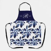 Tablier Bleu de la Marine Monogramme (Recto)