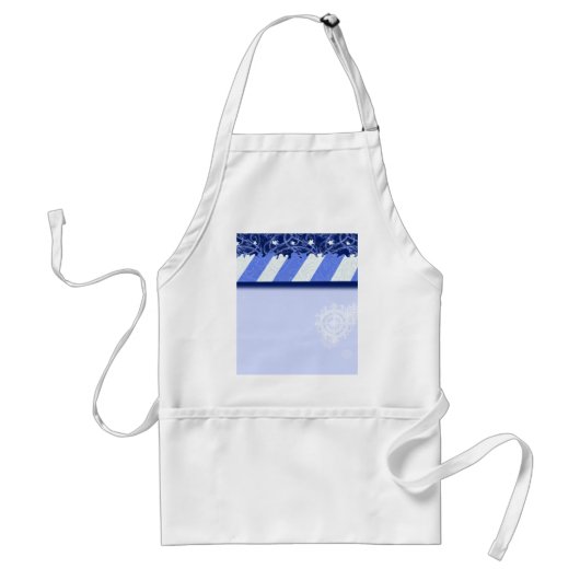 Tablier Bleu d'hiver (Devant)