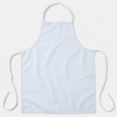 Tablier Bleu doux blanc pastel couleur uni (Recto)