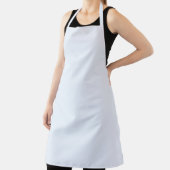 Tablier Bleu doux blanc pastel couleur unie (Insitu)