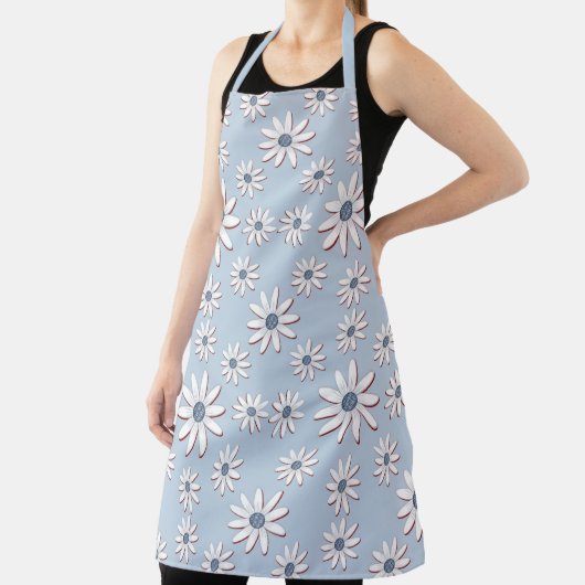Tablier Bleu et blanc Apron (Insitu)