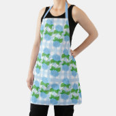 Tablier Bleu et blanc du grand-millénaire Hydrangea Apron (Insitu)