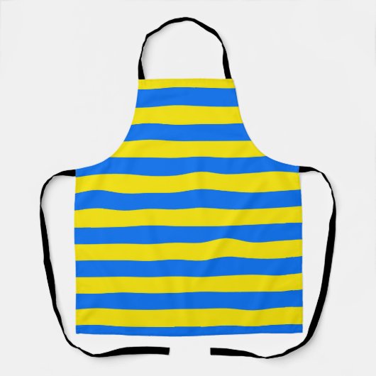 Tablier Bleu et jaune (Recto)