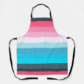 Tablier Bleu et rose Tons (Recto)