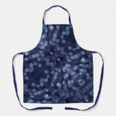 Tablier Bleu étincelle Bokeh Lights Apron (Recto)