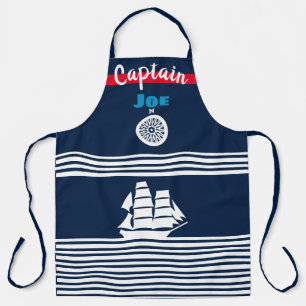 Tablier Bleu foncé Nautique